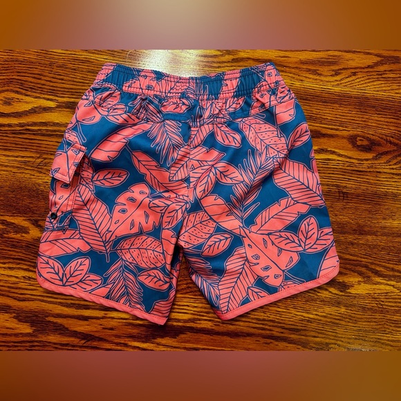 Sovereign Code Joyride Boys size 7 swim trunks shorts lined Sultan/Blue - Picture 6 of 10